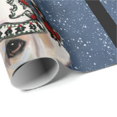 WITTE LABRADOR RETRIEVER  CADEAUPAPIER (Rol Hoek)