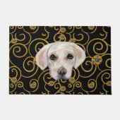 Witte Labrador Retriever Deurmat (Voorkant)