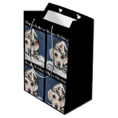 WITTE LABRADOR RETRIEVER   MEDIUM CADEAUZAKJE (Achterkant Gekanteld)