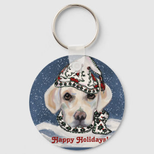 WITTE LABRADOR RETRIEVER   SLEUTELHANGER