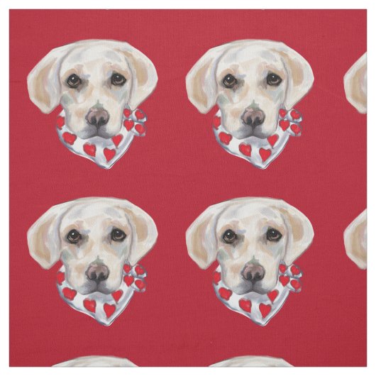 WITTE LABRADOR RETRIEVER STOF (Swatch)