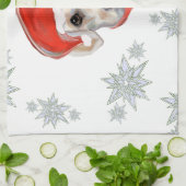 Witte Labrador Retriever Theedoek (Gevouwen)