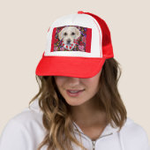 Witte Labrador Retriever Trucker Pet (In situ)