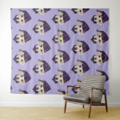 Witte Labrador Retriever Wandkleed (In Situ (horizontaal))