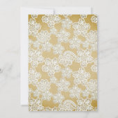 WITTE  LACE HEEFT ALLE GELUIDSDAG GEDAAN KAART (Achterkant)