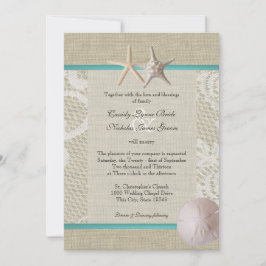  Witte Lace Oceaan Romance Kaart