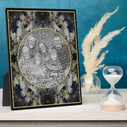 Witte Lacecap Hydrangea Voeg je foto toe Fotoplaat (Zijkant)