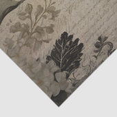 Witte Lacey Bloemen Decoupage Tissuepapier (Detail)