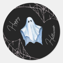 Witte Lakengest & Spinnenwebben Zwarte Halloween G