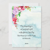 Witte Lam Gelukkige Pasen Groet Feestdagenkaart (Achterkant)