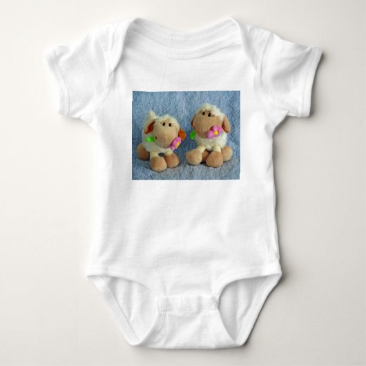 Witte Lammetjes Romper (Voorkant)