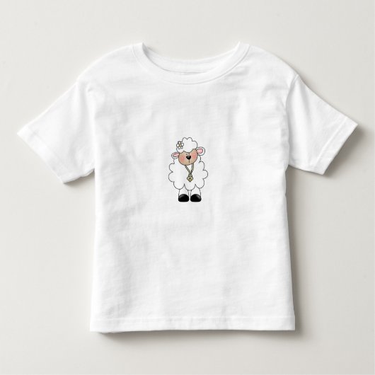 Witte lamp kinder shirts (Voorkant)
