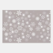 Witte Land Kerstmis Vrede op Aarde Inpakpapier Vel (Voorkant 3)