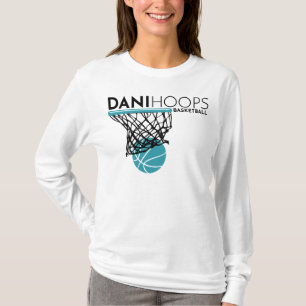 Witte lange hoes - Dani Hoops Basketball T-shirt