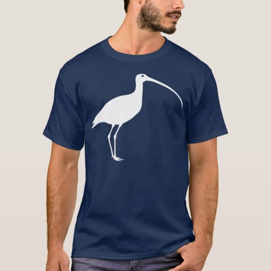 Witte langnavelstaart t-shirt (Voorkant)