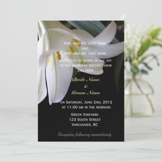 witte lantaarnveer, zomer, vakantiebruiloft kaart (Staand voorkant)