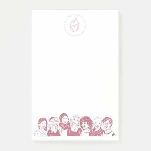 Witte laptop post-it® notes (Voorkant)