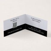 Witte laptop, uitgever, schrijverboekhandtekening visitekaartje (Binnen)