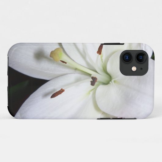 Witte lat dicht Case-Mate iPhone case (Achterkant (horizontaal))