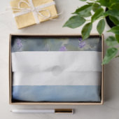 Witte Lavendel Paarden Tissuepapier (Geschenk)