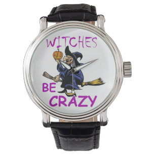 Witte  leder horloge