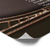 Witte leeuw en vrouw poster (Hoek)