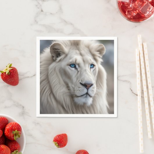 Witte Leeuw Servet (Insitu)