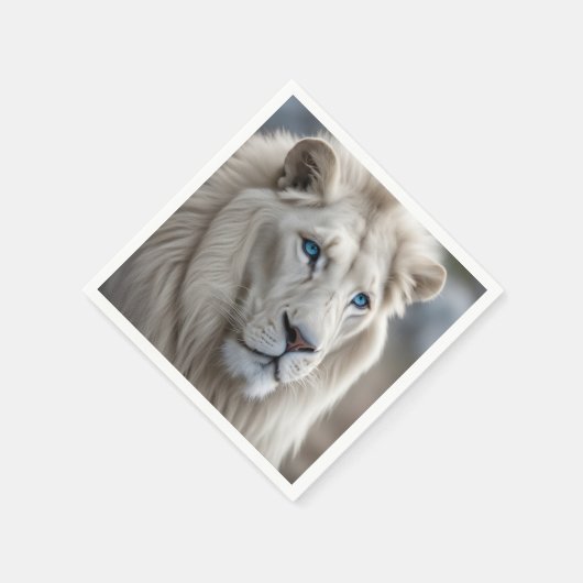 Witte Leeuw Servet (Hoek)