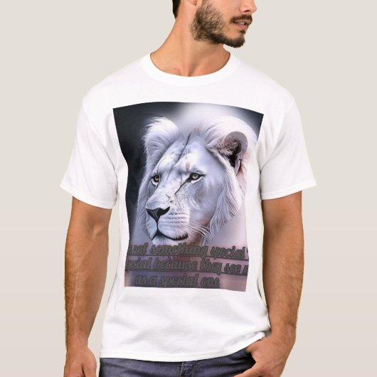 witte leeuw t-shirt (Voorkant)