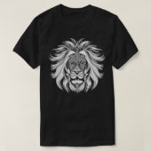 witte leeuw t-shirt (Design voorkant)