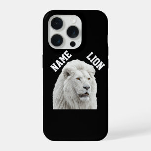 Witte Leeuw telefoonhoesje iPhone 15 Pro Case