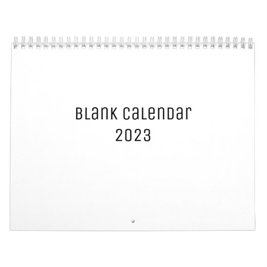 Witte lege kalender (Hoes)