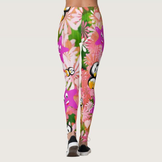 Witte legging van de pinguïn (Achterkant)