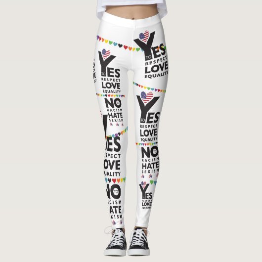Witte Leggings (Voorkant)