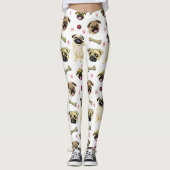 Witte Leggings afdrukken (Voorkant)