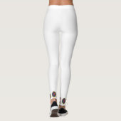 Witte leggings met floraal ontwerp (Achterkant)