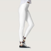 Witte leggings met floraal ontwerp (Rechts)