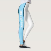 Witte leggings met "NH Riptide" (Rechts)
