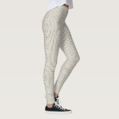 Witte Leggings met wolbreiwerk (Rechts)