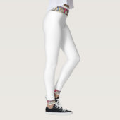 Witte leggings met zeilboot tailleband (Rechts)
