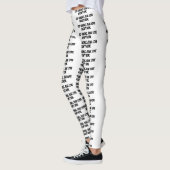 witte leggings "Stop met jagen. Echte liefde is er (Links)