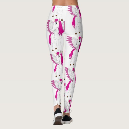Witte Leggings van Unicorn Party (Achterkant)