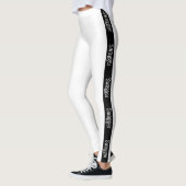 Witte leggings, yoghagenbroek, actieve kleding, vo leggings (Links)