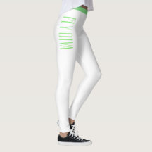 Witte leggings, yoghagenbroek, actieve kleding, vo