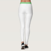 Witte leggings, yoghagenbroek, actieve kleding, vo leggings (Achterkant)