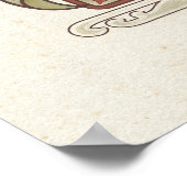 Witte Lelie - Bloem betekent -stijl Poster (Hoek)