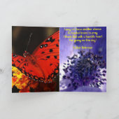 Witte Lelie Bloemen Vredeskantoor Liefde Lotsbeste Kaart (Binnen)