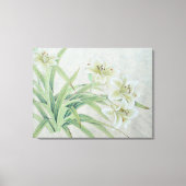 Witte lelie canvas afdruk (Voorkant)
