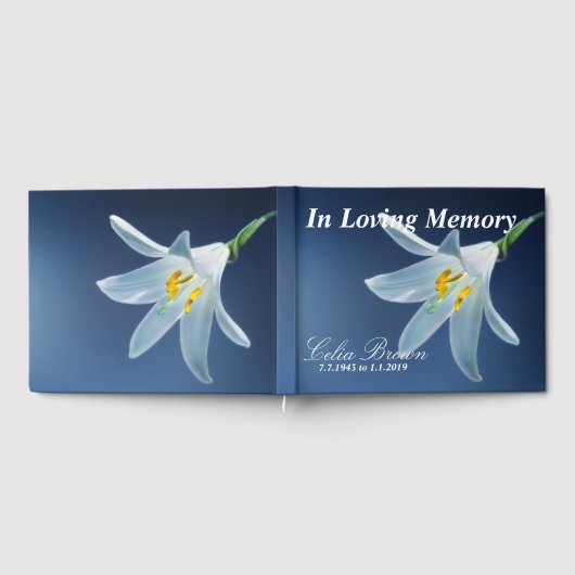 Witte lelie in liefdevolle herinnering | Begrafeni Gastenboek (Volledig)