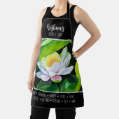 Witte Lelie met groene bladeren, Zakelijk thema, Schort (Insitu)